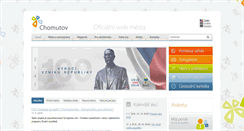 Desktop Screenshot of chomutov-mesto.cz